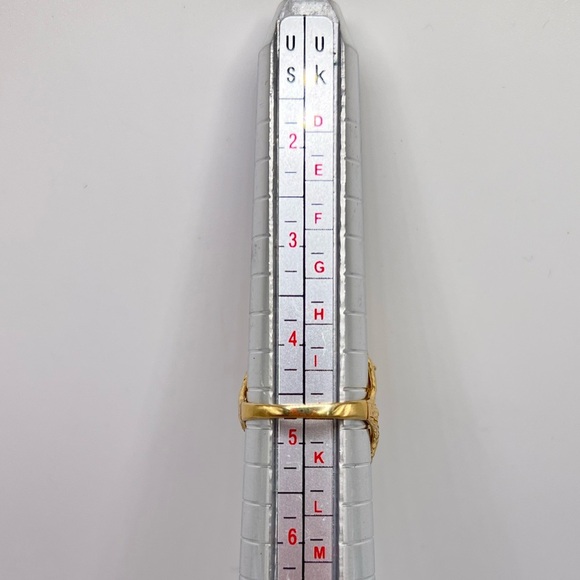 Vintage 14K Gold Baroque Pearl & Diamond Coral Style Ring – Size 4.75 - Picture 8 of 9